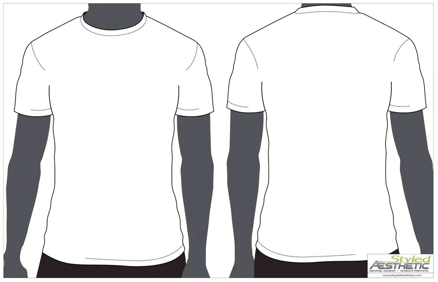 Blank T Shirt for Design competition